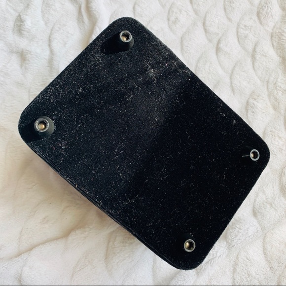 💎5/$25💎 Black Faux Suede Makeup Organizer - Picture 7 of 8